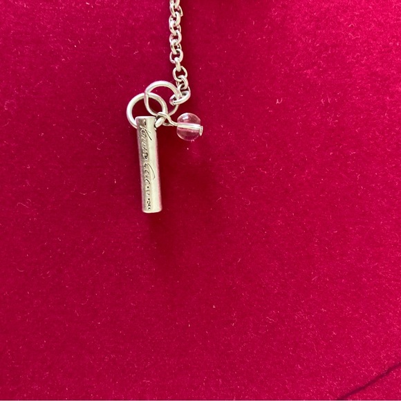 Kenneth Cole Silver Tone Pendant Necklace | New without Tags - Picture 4 of 8